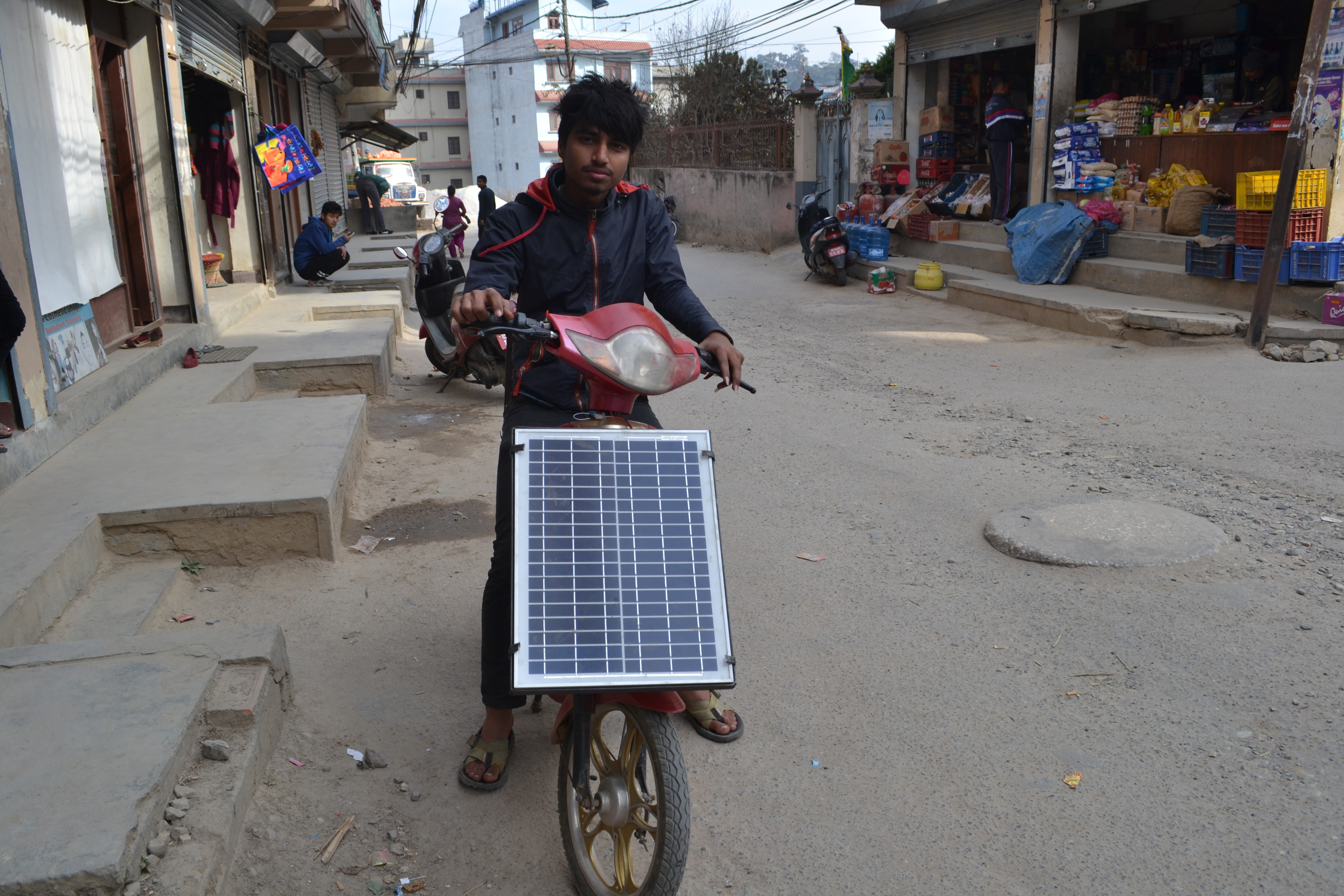 Bishnu Solar Scooter