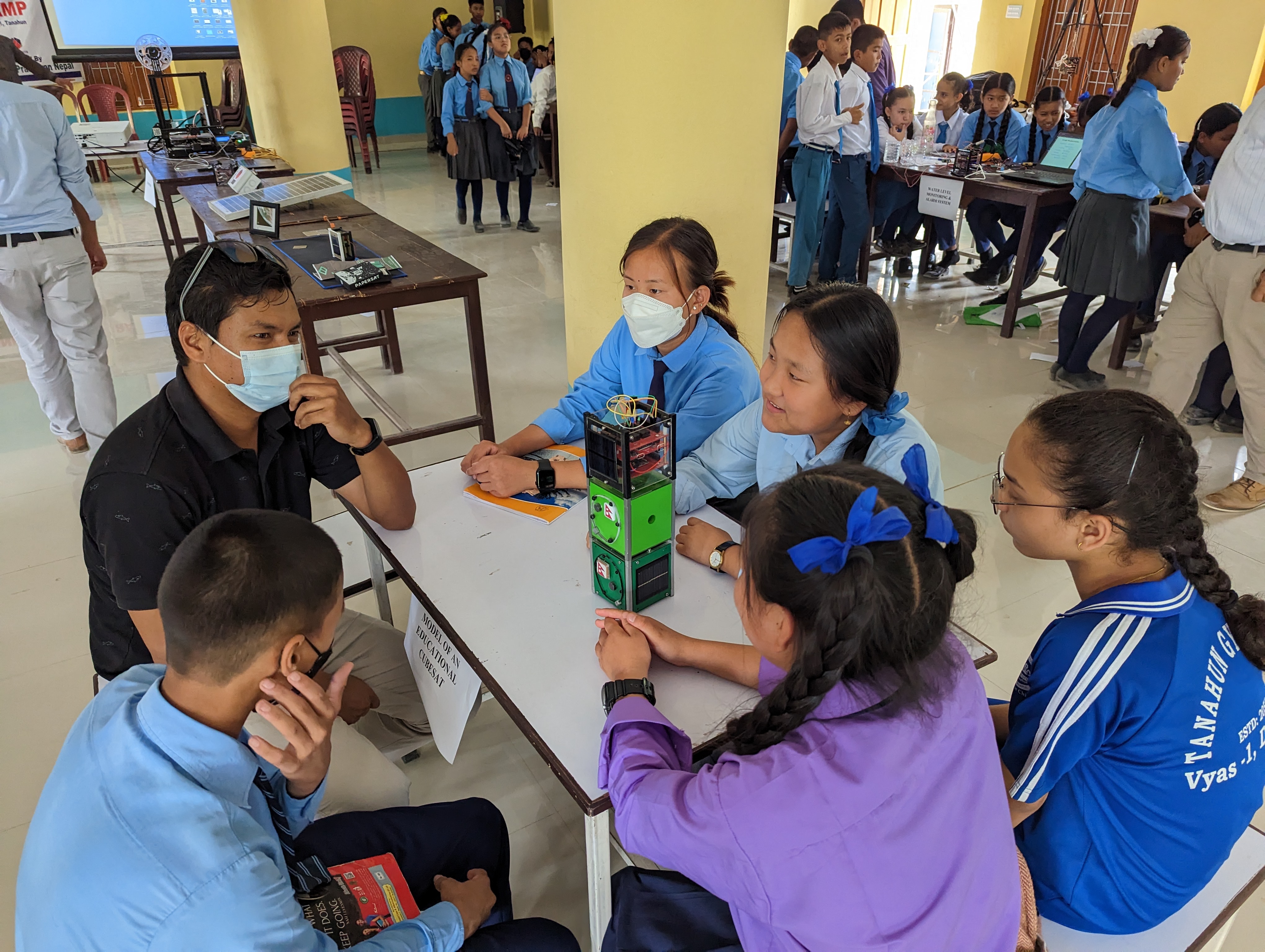 Student with Dr. Abhash Maskey